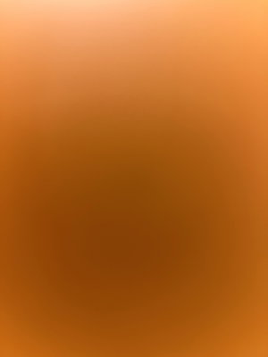 Solid orange gradient background with no visible person or objects.
