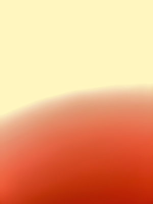 Smooth color gradient from pale yellow to deep orange.