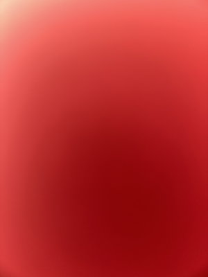 Solid red gradient background.